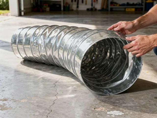 Westchester Dryer Vent Cleaning specialist using advanced equipment for thorough duct cleaning in Westchester