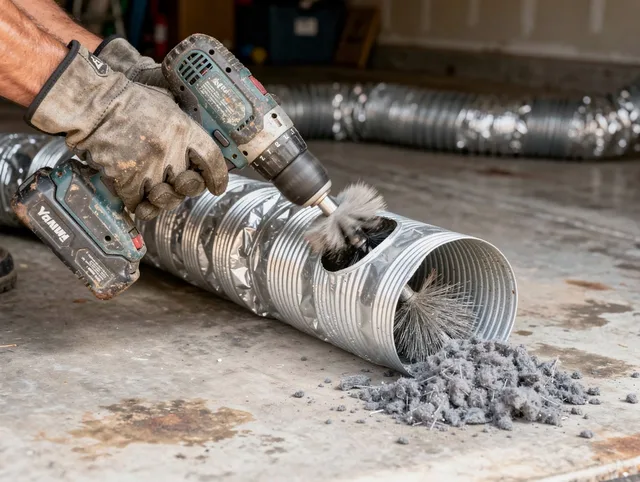 Professional duct cleaning by Westchester Dryer Vent Cleaning in Westchester