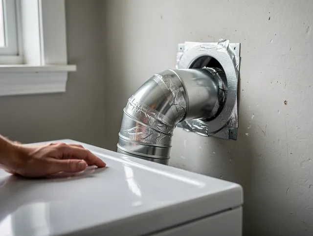 Westchester Dryer Vent Cleaning expert performing professional dryer vent repair and installation in Westchester