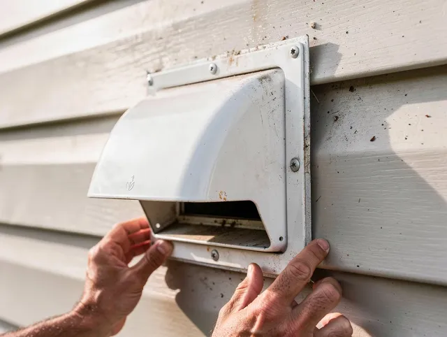 Westchester Dryer Vent Cleaning technician delivering thorough residential dryer vent cleaning service in Westchester